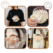 Cargar imagen en el visor de la galería, Camiseta de Shin Chan con bolsillo 3D - Ozerty