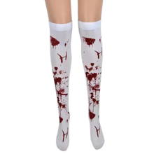 Cargar imagen en el visor de la galería, Calcetines de compresión para Halloween -Explosión de sangre - Ozerty