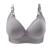 Cargar imagen en el visor de la galería, Sujetador push-up de talla grande sin aros
-Gris/SGris/MGris/LGris/XLGris/XXL - Ozerty