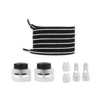 Cargar imagen en el visor de la galería, Modernos topes para cordones
-Negro Blanco - Ozerty