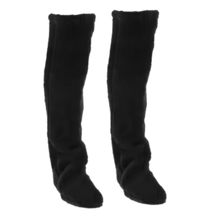 Cargar imagen en el visor de la galería, Calcetines calentadores de tiro alto -Negro - Ozerty